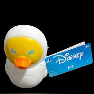 Duckalooz Disney 2.75” Eve Rubber Duck Duckie Jeep Ducking Set NWT